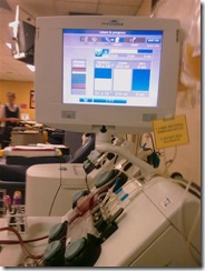 Trima Accel Blood collection machine