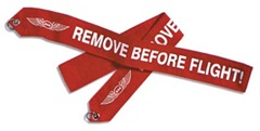 Remove Before Flight tag
