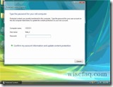 Windows Easy Transfer - Restore password request