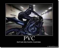 PVC.  Don't ask why it works, it just does.