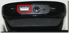 Palm Treo Pro - Non standard connector