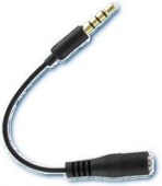 2.5mm to 3.5mm stereo adapter